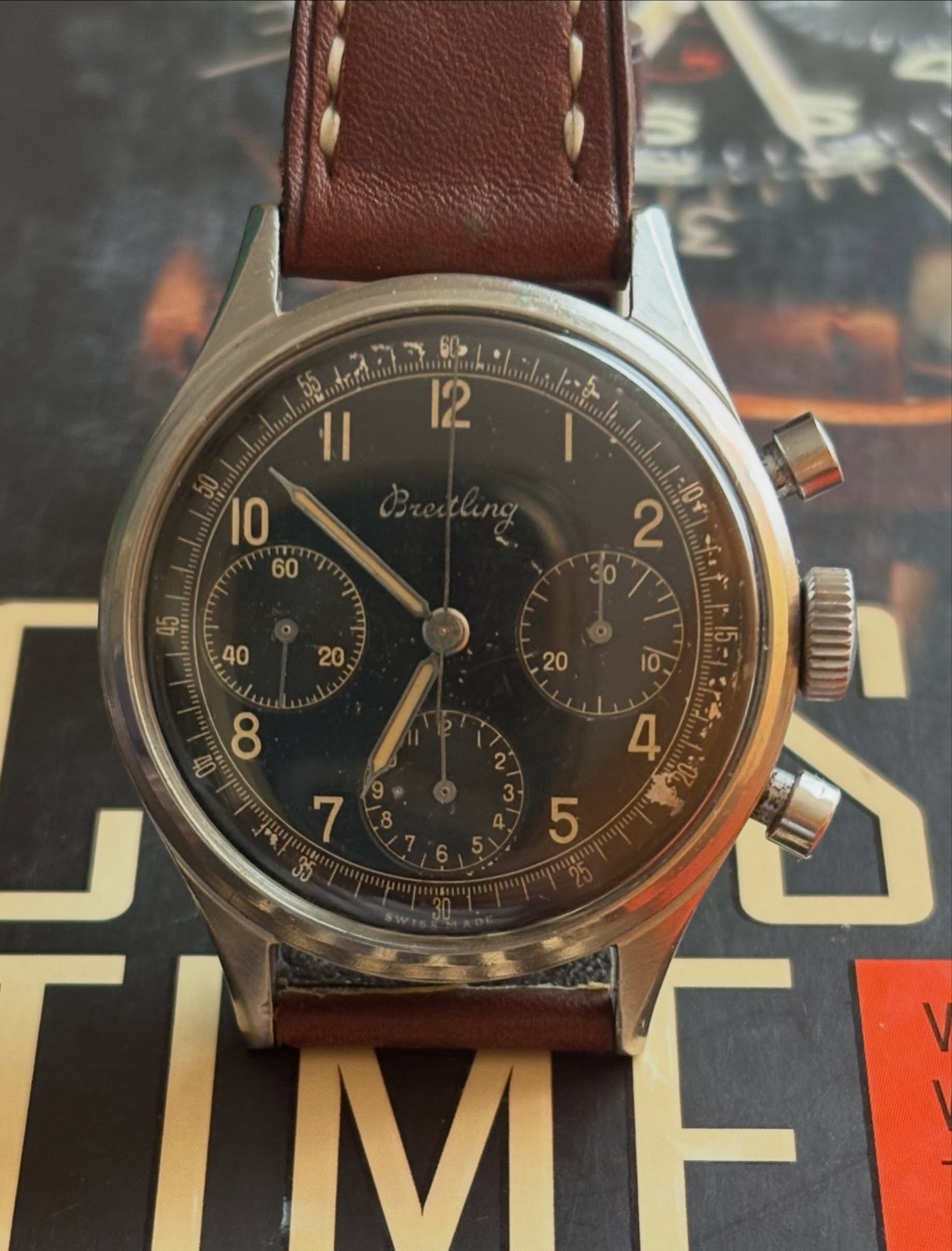Breitling Premier de nuestra colección: detalle de su esfera